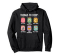 Things To Keep Mental Health Awareness Hoodie - Graphic Print Men Women - T-Shirt, Sweatshirt, Hoodie