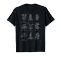 Herbalism Poisonous Plants Chart Dark T-Shirt - Custom Art Print Unisex - T-Shirt, Sweatshirt, Hoodie