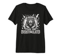 Feral And Overstimulated Autism Rat Tri T-Shirt - Novelty Apparel Unisex - T-Shirt, Sweatshirt, Hoodie