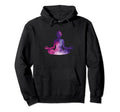 Colorful Yoga Meditation Pose Hoodie - Unique Graphic Unisex - T-Shirt, Sweatshirt, Hoodie