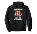 Reading Book Cat Library Reading Hoodie - Fun Novelty Design for Adults - T-Shirt, Sweatshirt, Hoodie