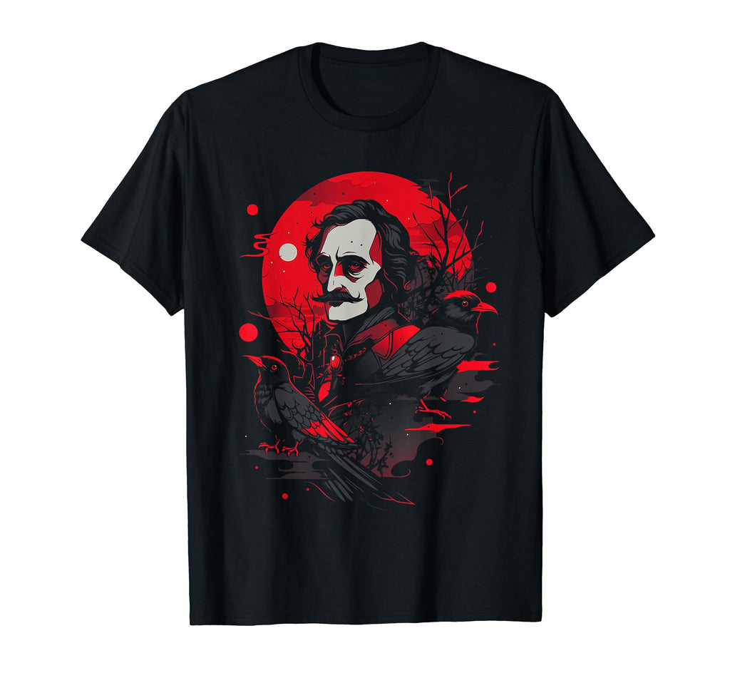 Edgar Allan Poe Gothic Goth Literature T-Shirt - Unique Graphic Men Women - T-Shirt, Sweatshirt, Hoodie