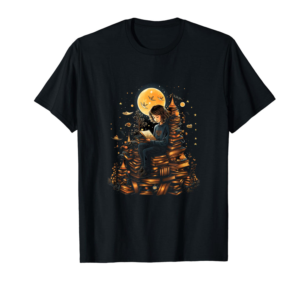 Back To School Books Teacher Student T-Shirt - Custom Art Print Men Women - T-Shirt, Sweatshirt, Hoodie