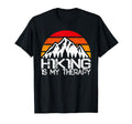 Hiking Is My Therapy Funny Hiking T-Shirt - Fun Novelty Design Men Women - T-Shirt, Sweatshirt, Hoodie