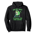 My Way To Make Vibe Weird Funny Frog Hoodie - Custom Art Print for Adults - T-Shirt, Sweatshirt, Hoodie