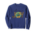 Choose Joy Floral Leopard Sweatshirt - Aesthetic Graphic Men Women - T-Shirt, Sweatshirt, Hoodie