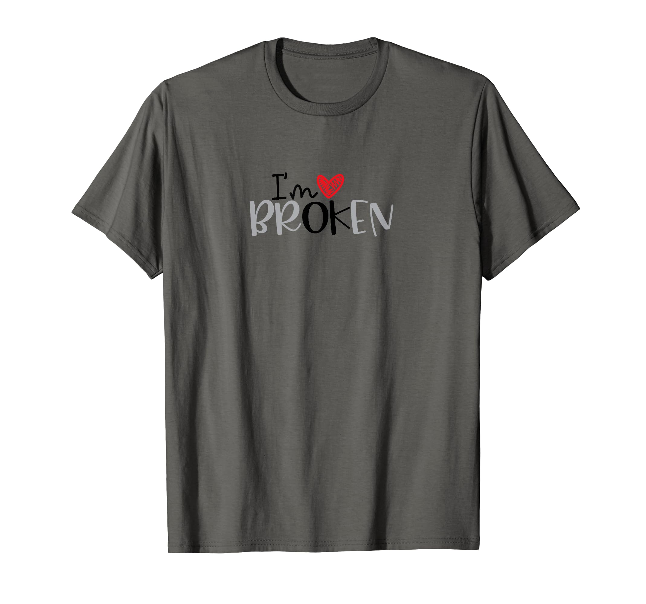 Im Broken Im Okay Mental Health Its T-Shirt - Aesthetic Graphic Men Women - T-Shirt, Sweatshirt, Hoodie