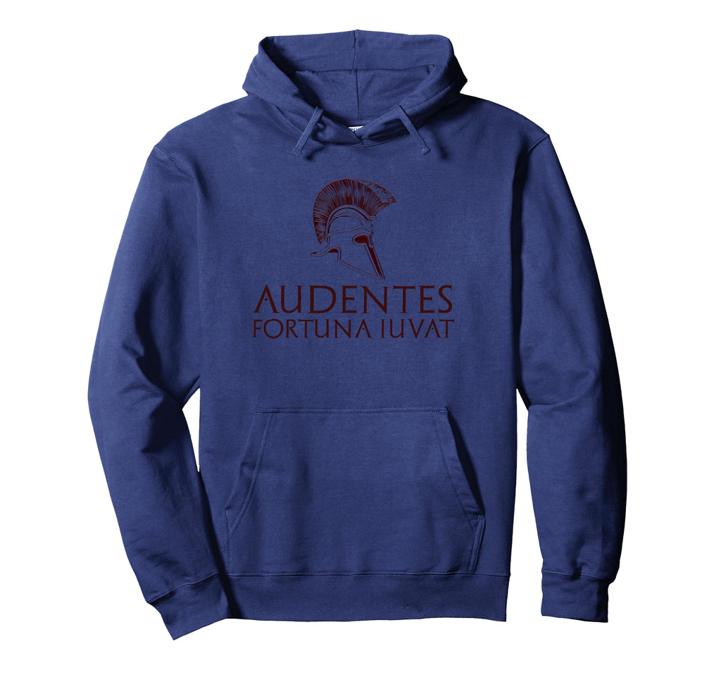 Fortune Favors Bold Classical Latin Hoodie - Custom Art Print for Adults - T-Shirt, Sweatshirt, Hoodie