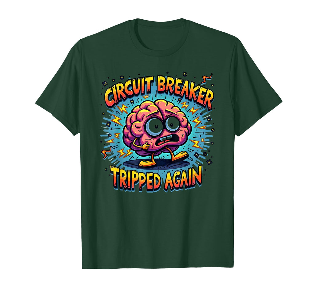 Circuit Breaker Tripped Again T-Shirt - Custom Art Print Unisex - T-Shirt, Sweatshirt, Hoodie