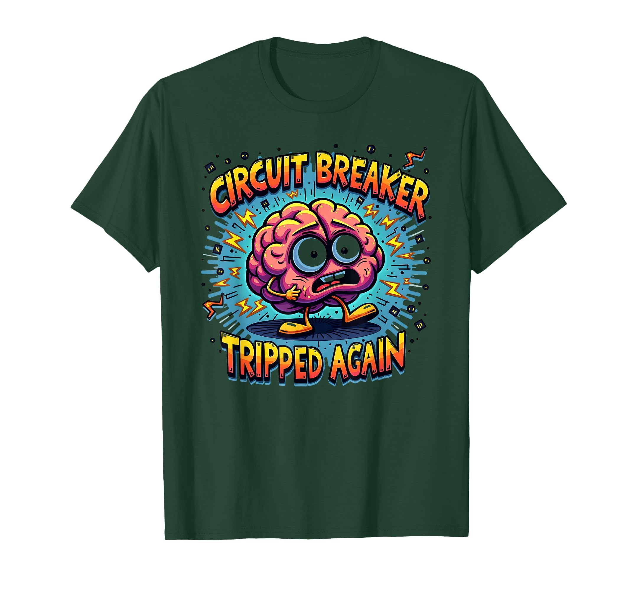 Circuit Breaker Tripped Again T-Shirt - Custom Art Print Unisex - T-Shirt, Sweatshirt, Hoodie