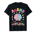 Audhd Brain Neurodiversity T-Shirt - Casual Everyday Wear for Adults - T-Shirt, Sweatshirt, Hoodie