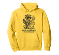 Raccoon Cowboy Funny Overstimulated Hoodie - Fun Novelty Design for Adults - T-Shirt, Sweatshirt, Hoodie