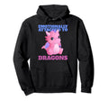 Emotionally Attached To Dragons Books And Hoodie - Streetwear Style Unisex - T-Shirt, Sweatshirt, Hoodie