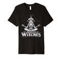 Namaste Witches Funny Witch Meditation T-Shirt - Trendy Graphic Unisex - T-Shirt, Sweatshirt, Hoodie