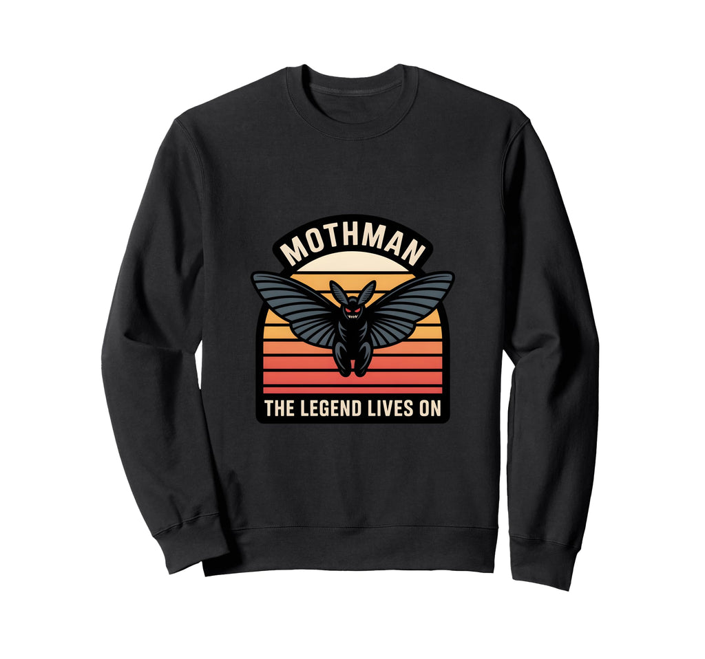 Moth Mann Cryptid Anti Social Sweatshirt - Custom Art Print Unisex - T-Shirt, Sweatshirt, Hoodie