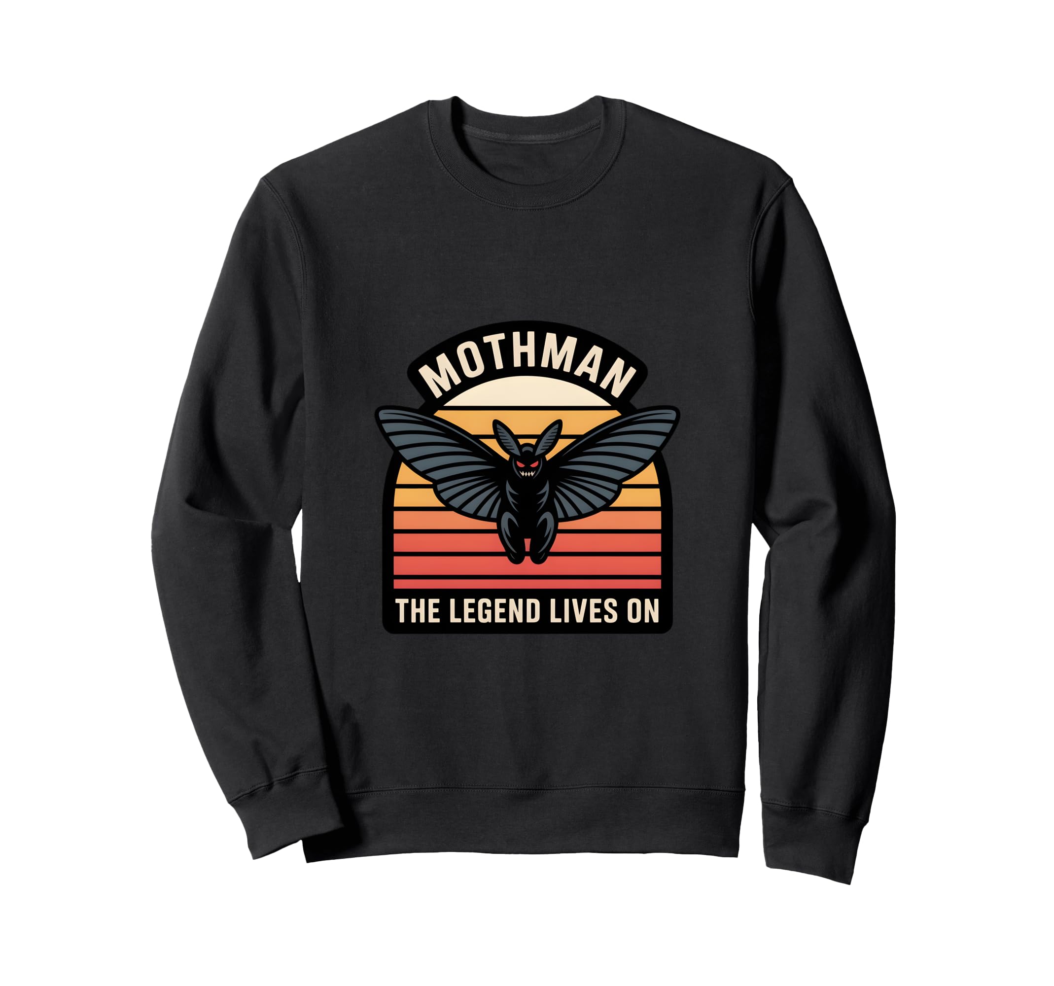 Moth Mann Cryptid Anti Social Sweatshirt - Custom Art Print Unisex - T-Shirt, Sweatshirt, Hoodie