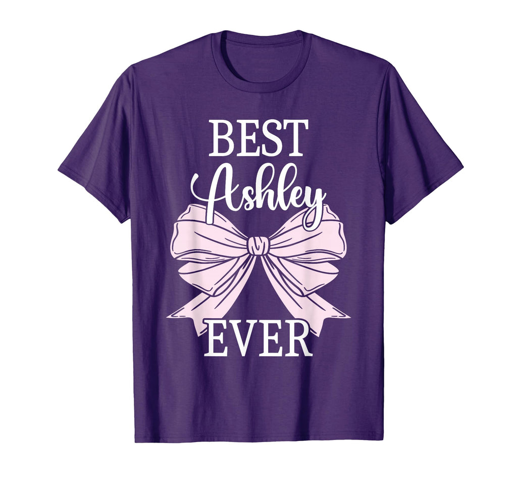First Name Ashley Personalized T-Shirt - Casual Everyday Wear for Adults - T-Shirt, Sweatshirt, Hoodie