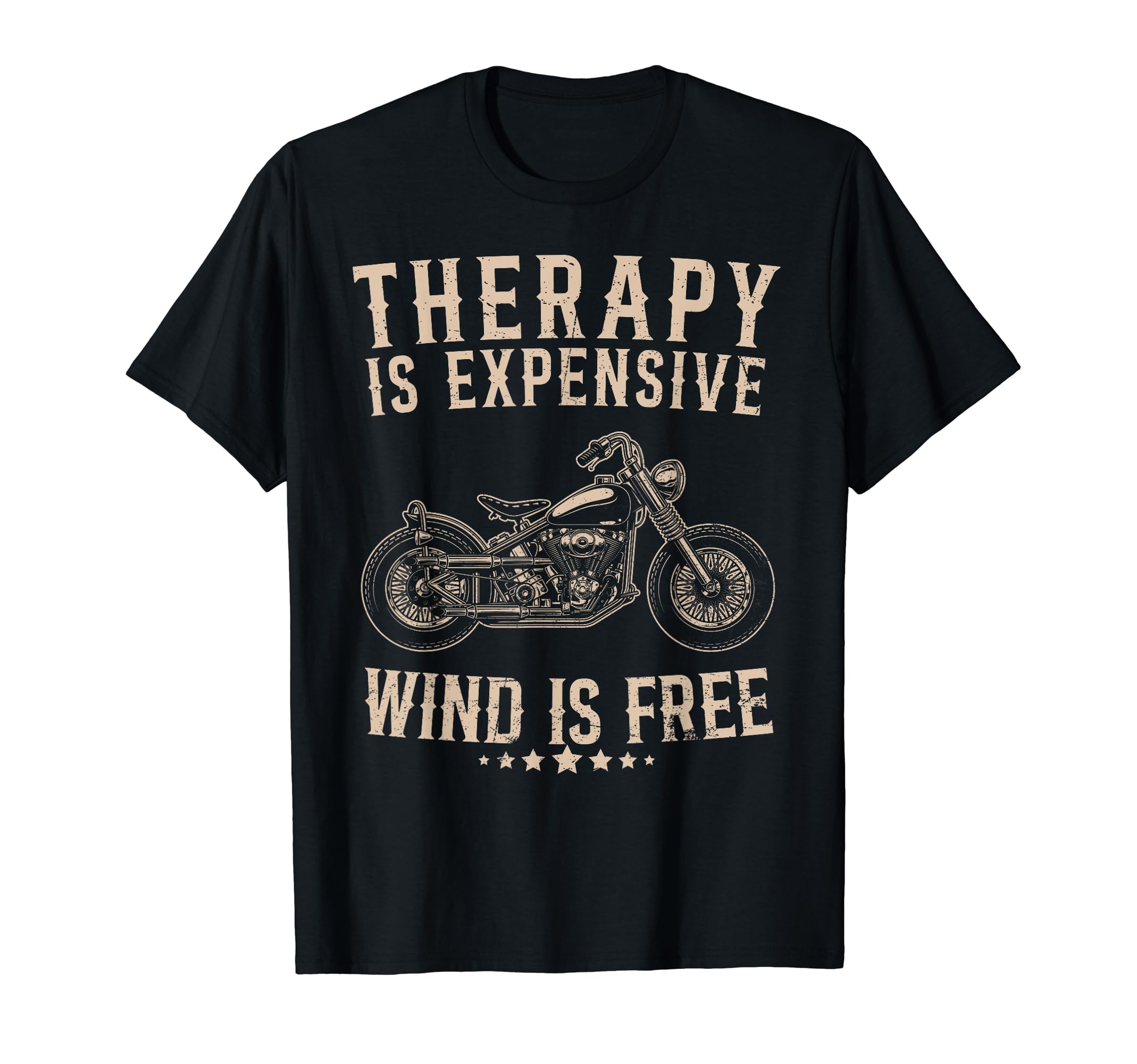 Funny Motorcycle Biker Therapy Is T-Shirt - Trendy Graphic Men Women - T-Shirt, Sweatshirt, Hoodie