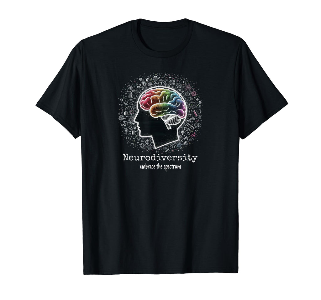 Colorful Rainbow Brain T-Shirt - Aesthetic Graphic for Adults - T-Shirt, Sweatshirt, Hoodie
