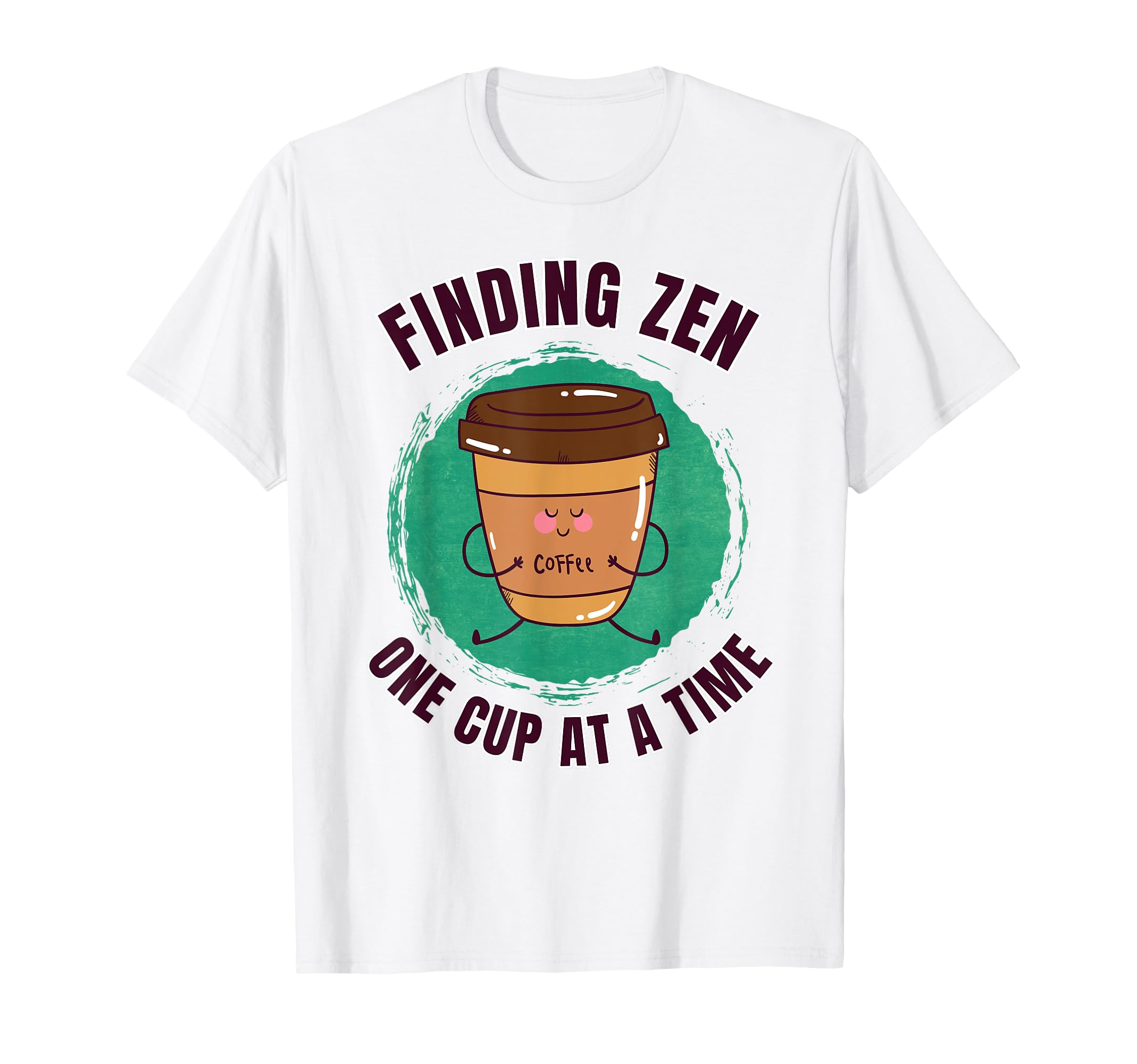 Funny Coffee Motivation Yoga T-Shirt - Minimalist Print for Adults - T-Shirt, Sweatshirt, Hoodie
