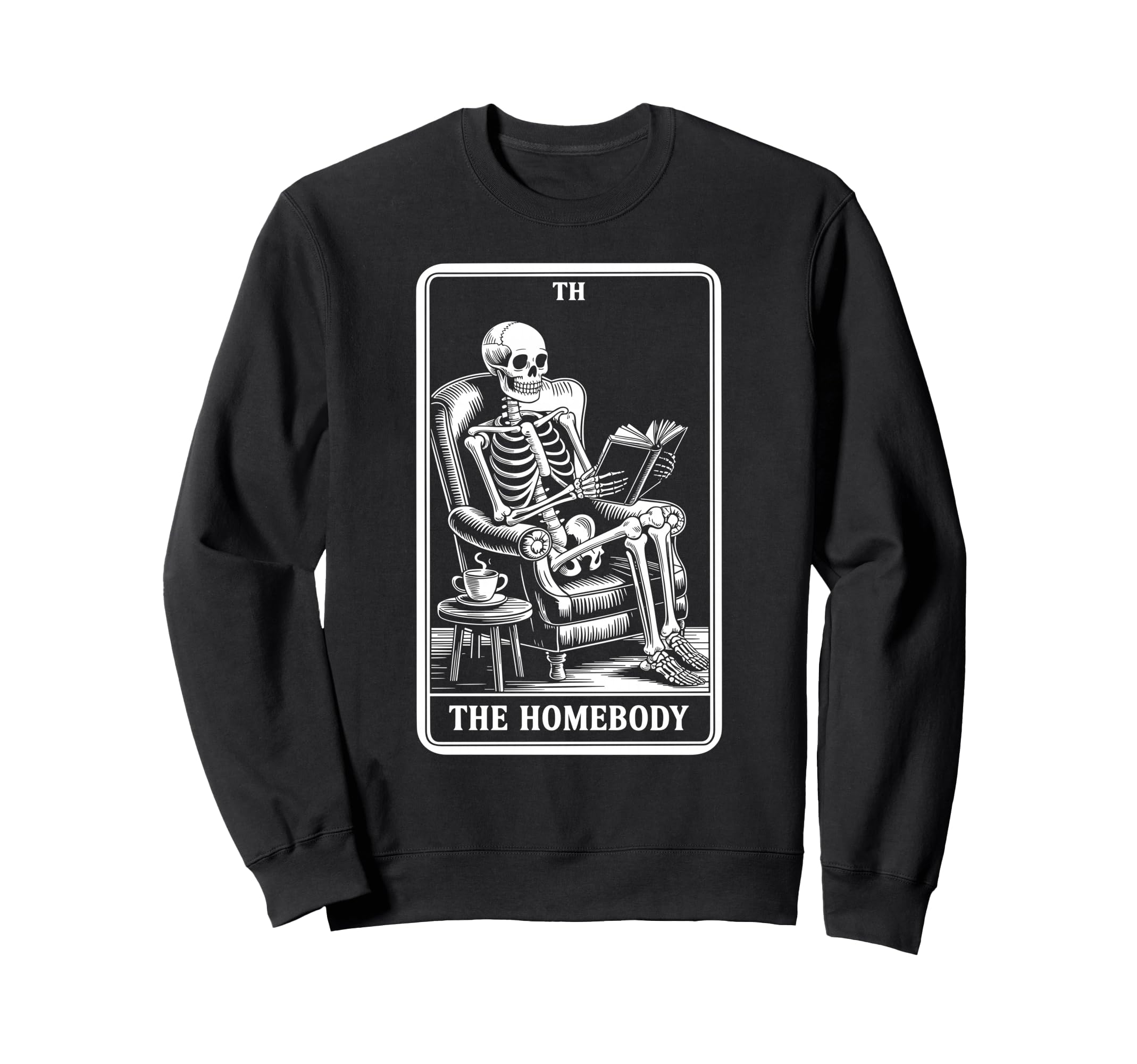 Homebody Tarot Indoorsy Sweatshirt - Casual Everyday Wear Men Women - T-Shirt, Sweatshirt, Hoodie