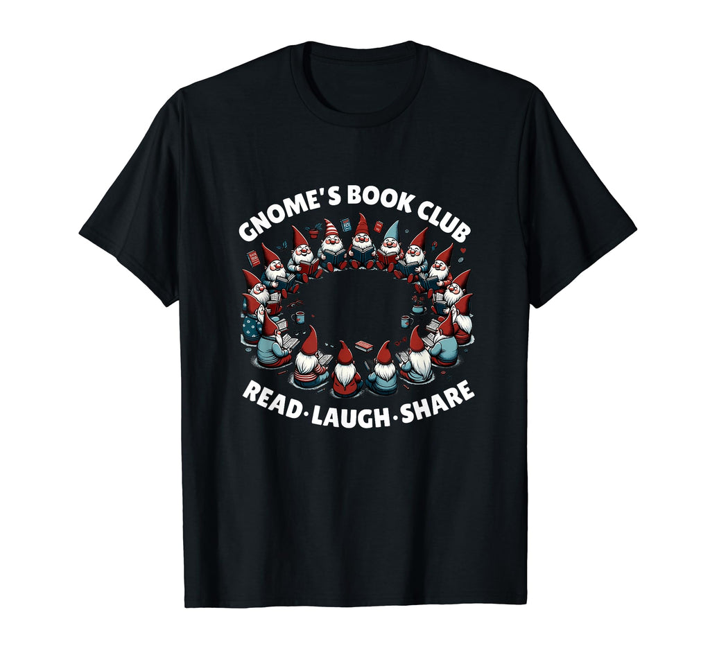 Funny Gnomes Book Club Read Laugh T-Shirt - Streetwear Style Men Women - T-Shirt, Sweatshirt, Hoodie