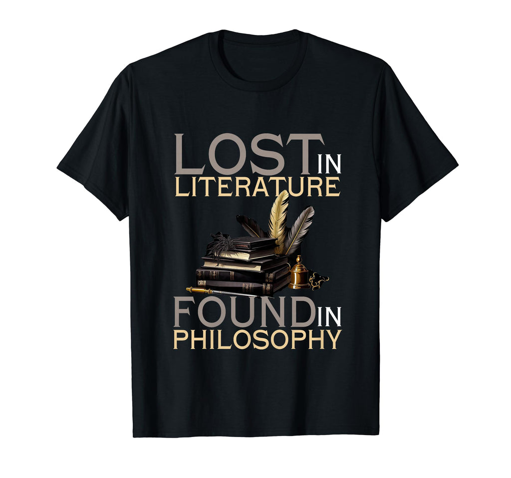 Aesthetic Lost Literature Philosophy T-Shirt - Graphic Print for Adults - T-Shirt, Sweatshirt, Hoodie