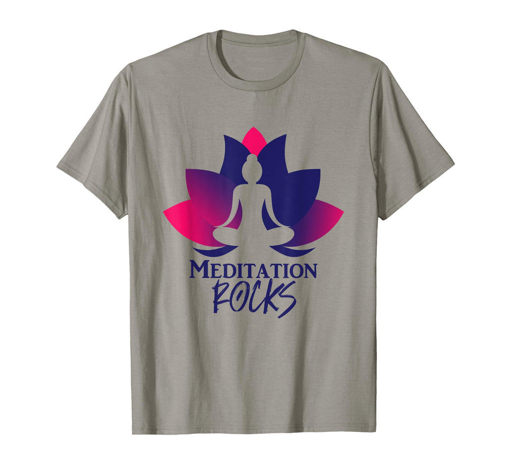 Meditation Rocks Funny Zen Yoga Mindfulness T-Shirt - Graphic Print Unisex - T-Shirt, Sweatshirt, Hoodie