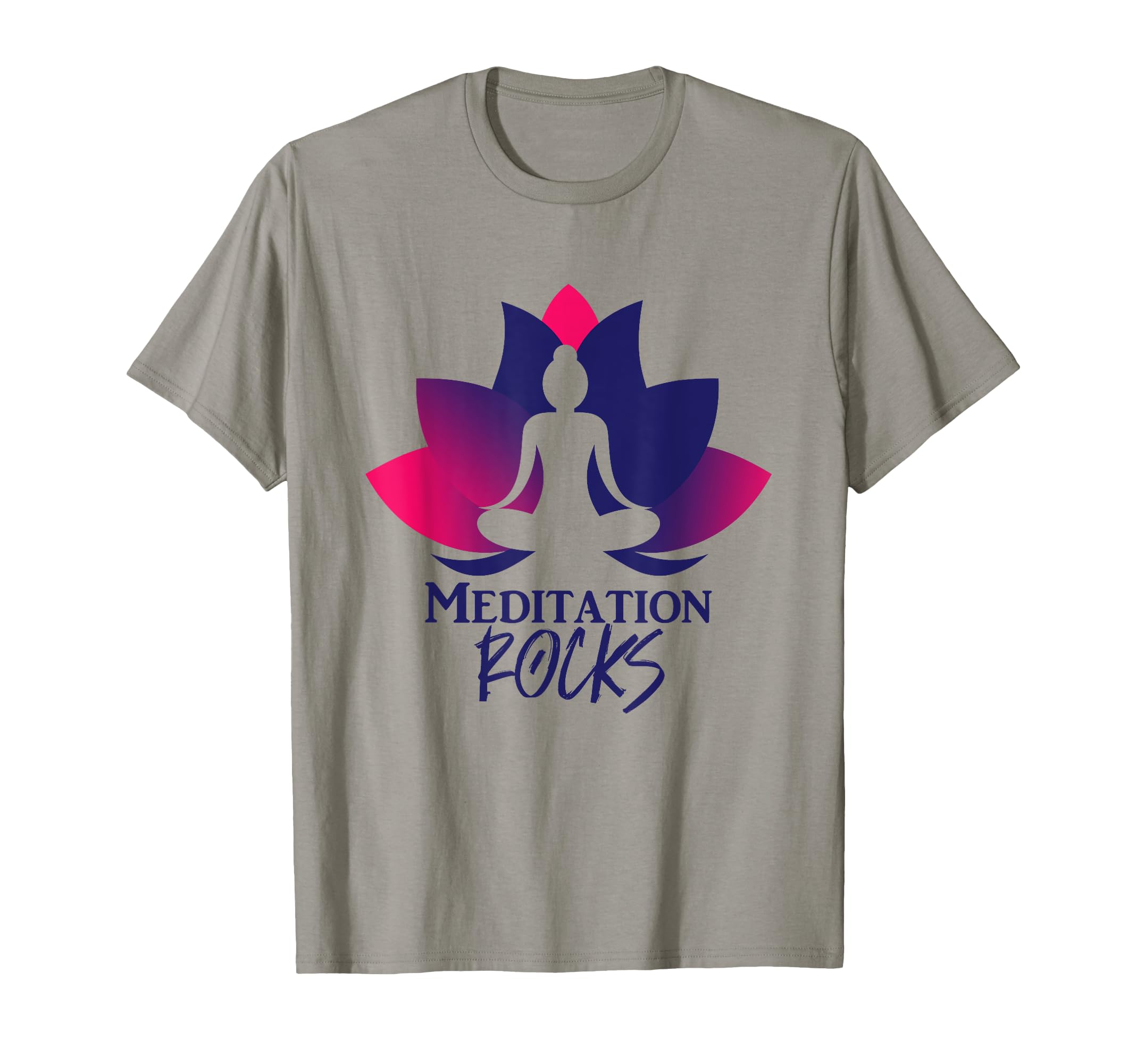 Meditation Rocks Funny Zen Yoga Mindfulness T-Shirt - Graphic Print Unisex - T-Shirt, Sweatshirt, Hoodie