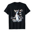 Meditation Lemur Yoga Pose Relaxing T-Shirt - Fun Novelty Design Men Women - T-Shirt, Sweatshirt, Hoodie