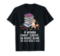 Cannot Survive Books Alone She Also T-Shirt - Fun Novelty Design Unisex - T-Shirt, Sweatshirt, Hoodie