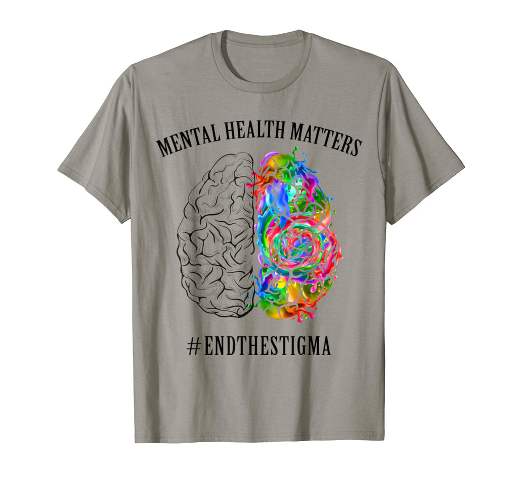 End Stigma Mental Health Matters T-Shirt - Streetwear Style for Adults - T-Shirt, Sweatshirt, Hoodie