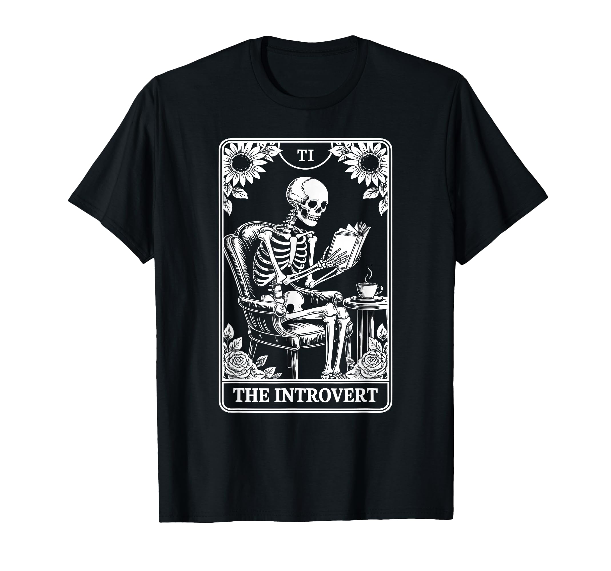 Introvert Tarot Indoorsy Antisocial T-Shirt - Streetwear Style for Adults - T-Shirt, Sweatshirt, Hoodie