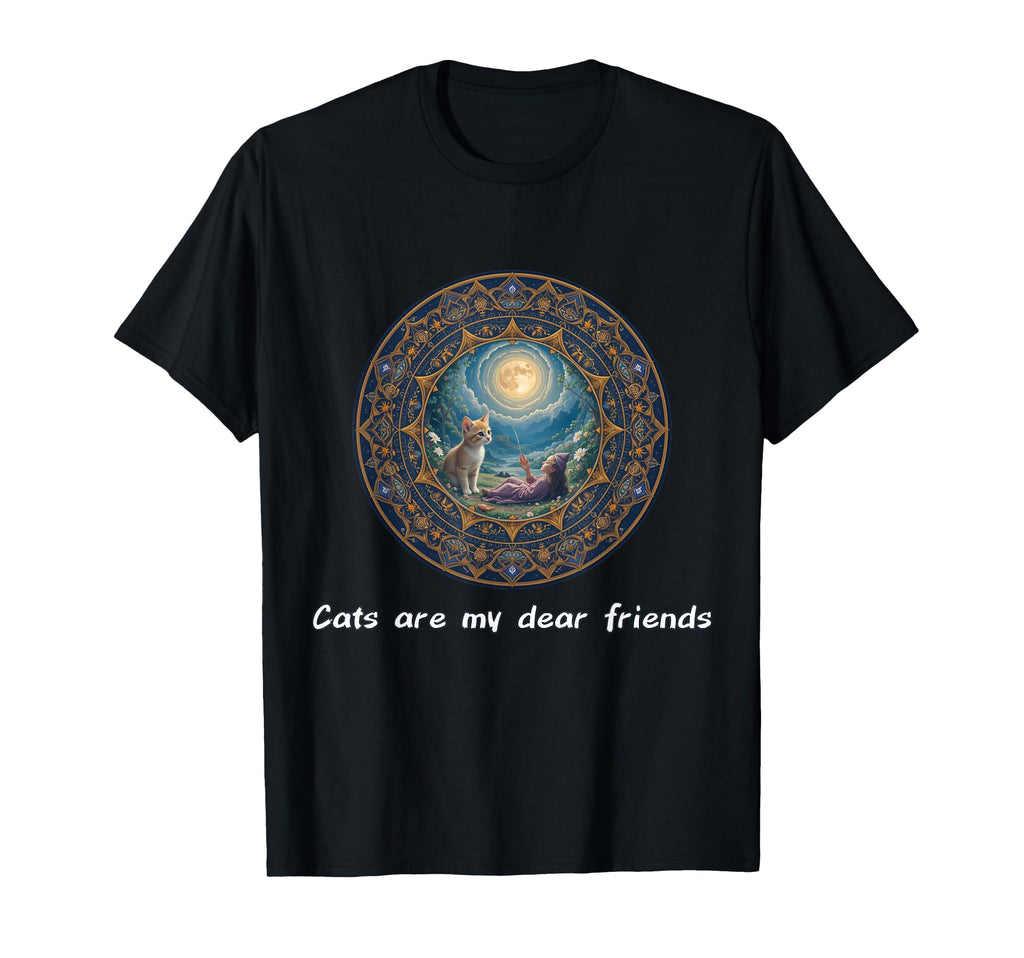 Cats Are My Best Friends Sacred T-Shirt - Casual Everyday Wear for Adults - T-Shirt, Sweatshirt, Hoodie