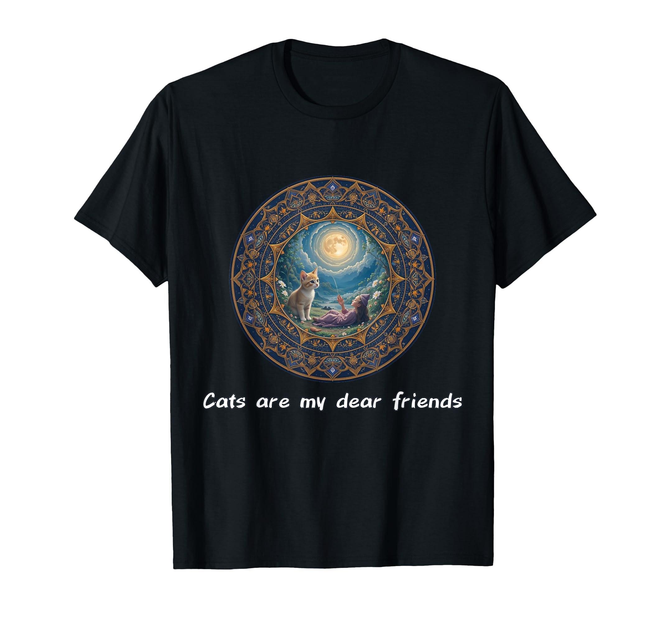 Cats Are My Best Friends Sacred T-Shirt - Casual Everyday Wear for Adults - T-Shirt, Sweatshirt, Hoodie