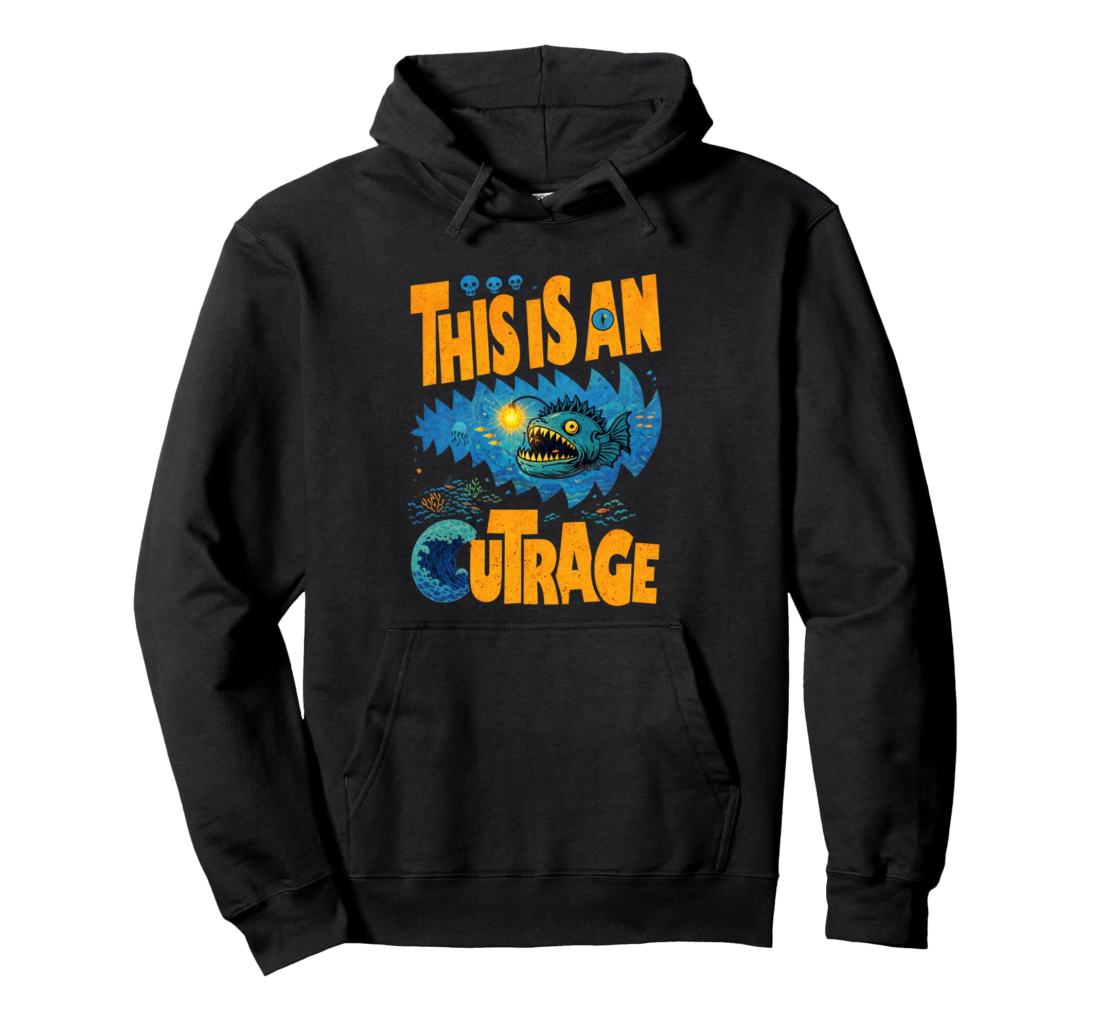 This Is Outrage Funny Hoodie - Casual Everyday Wear Men Women - T-Shirt, Sweatshirt, Hoodie