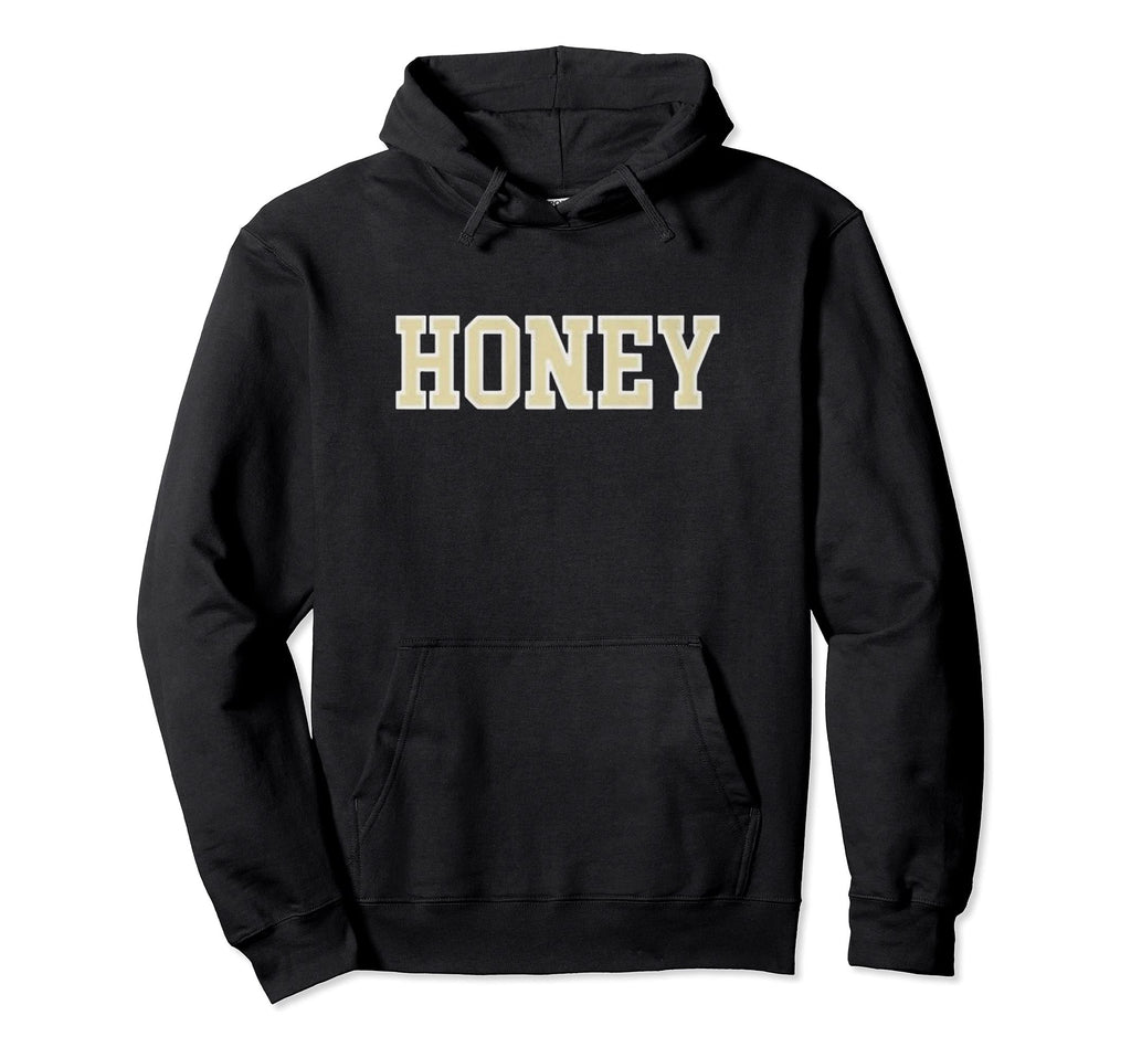 Honey University Letters Self Care Hoodie - Casual Everyday Wear Men Women - T-Shirt, Sweatshirt, Hoodie