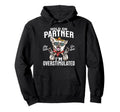 Funny Dog Cowboy Overstimulated Hoodie - Novelty Apparel for Adults - T-Shirt, Sweatshirt, Hoodie