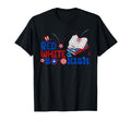 Red White Bookish Usa Flag Reader T-Shirt - Graphic Print Men Women - T-Shirt, Sweatshirt, Hoodie