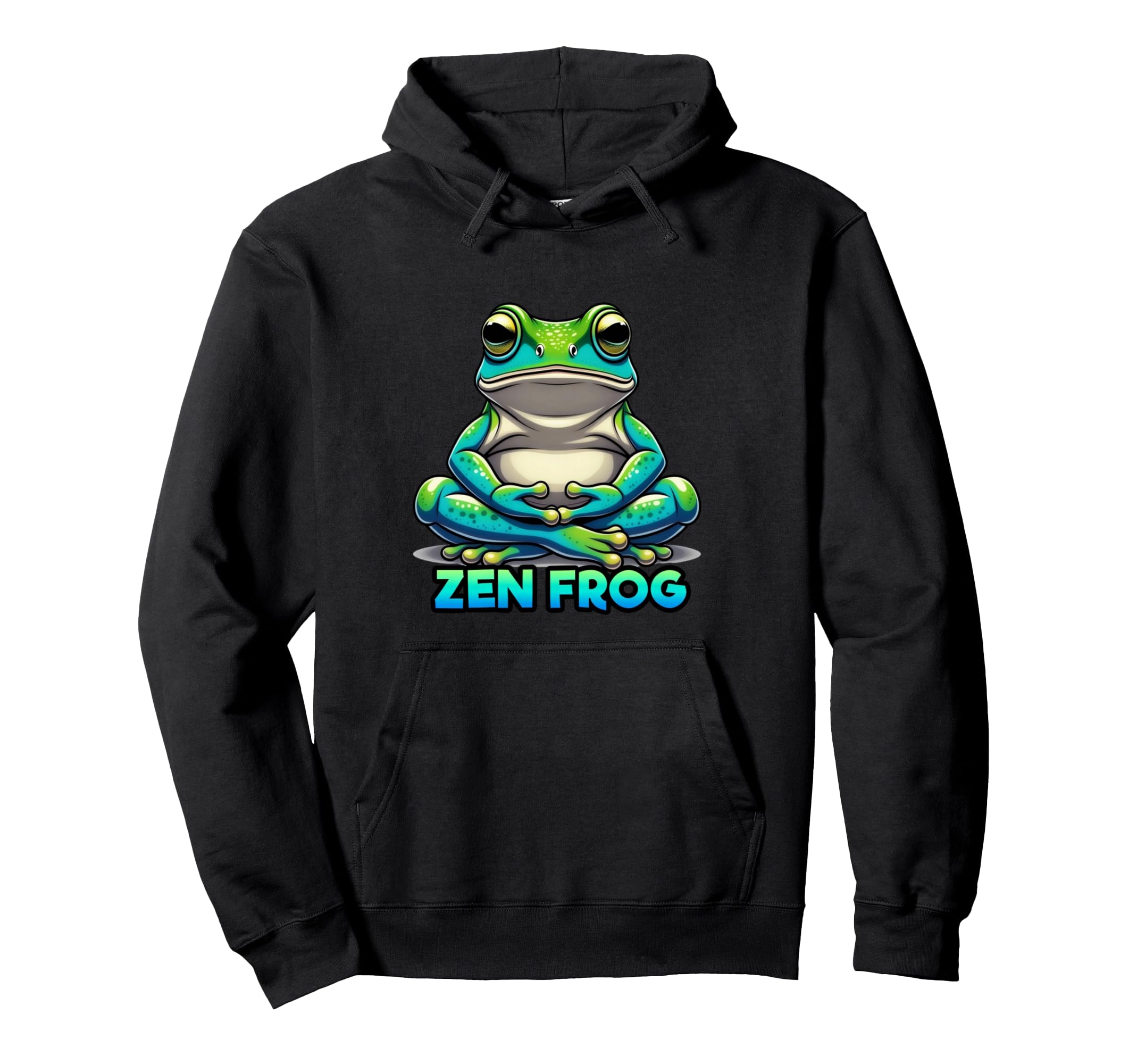 Peaceful Meditation Amphibian Hoodie - Casual Everyday Wear for Adults - T-Shirt, Sweatshirt, Hoodie