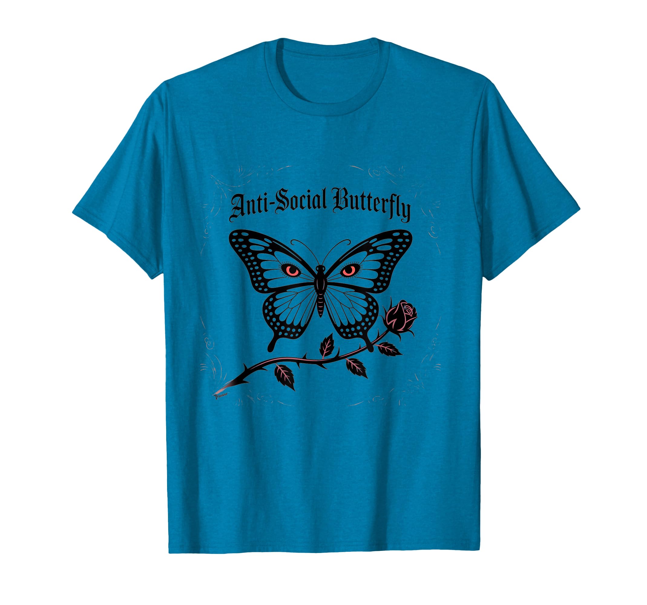 Gothic Aesthetic Antisocial Butterfly T-Shirt - Novelty Apparel Men Women - T-Shirt, Sweatshirt, Hoodie