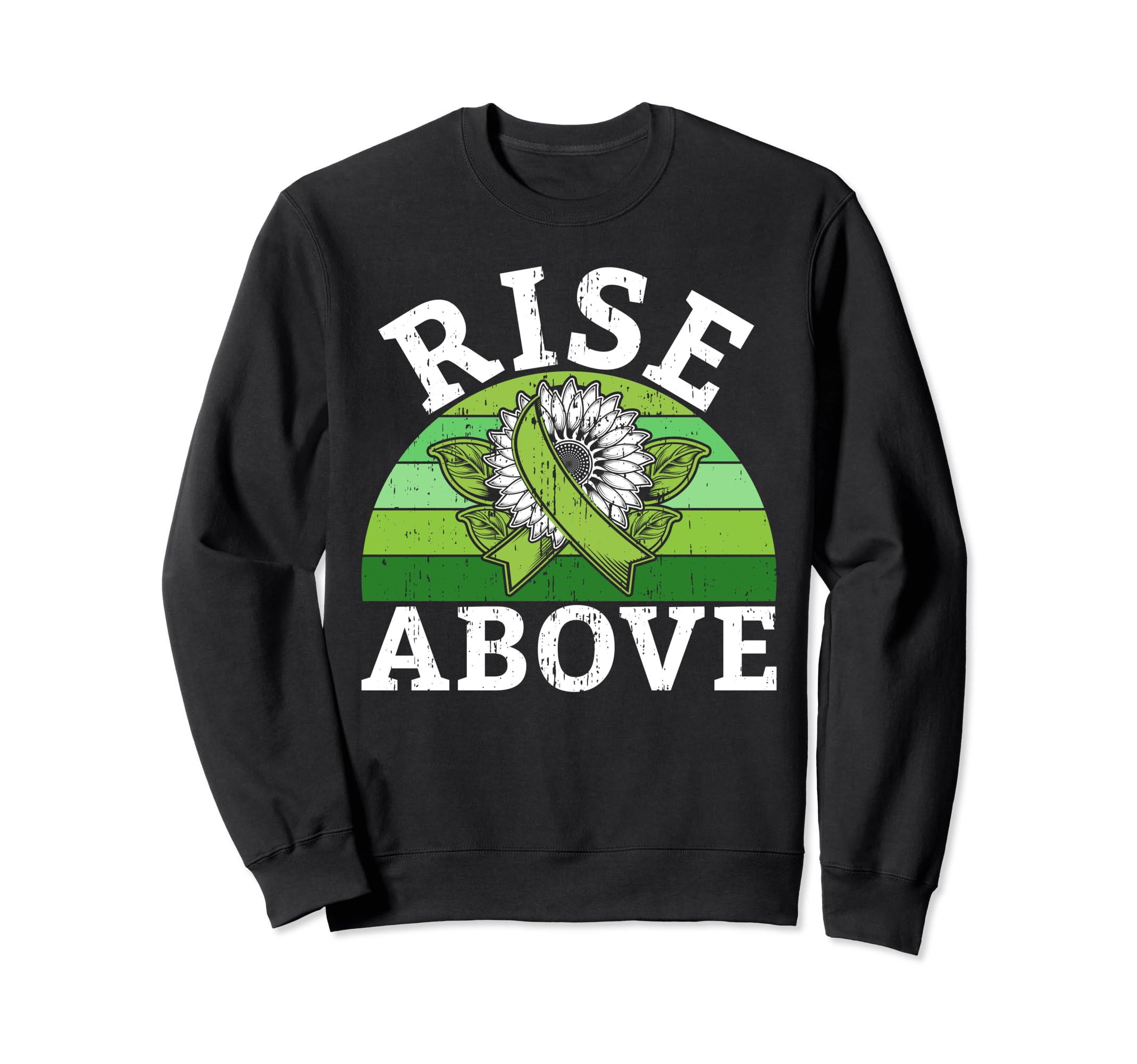 Rise Above Mental Health Sweatshirt - Unique Graphic for Adults - T-Shirt, Sweatshirt, Hoodie