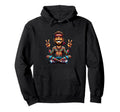 Peace And Love Gesture Colorful Hoodie - Casual Everyday Wear Unisex - T-Shirt, Sweatshirt, Hoodie