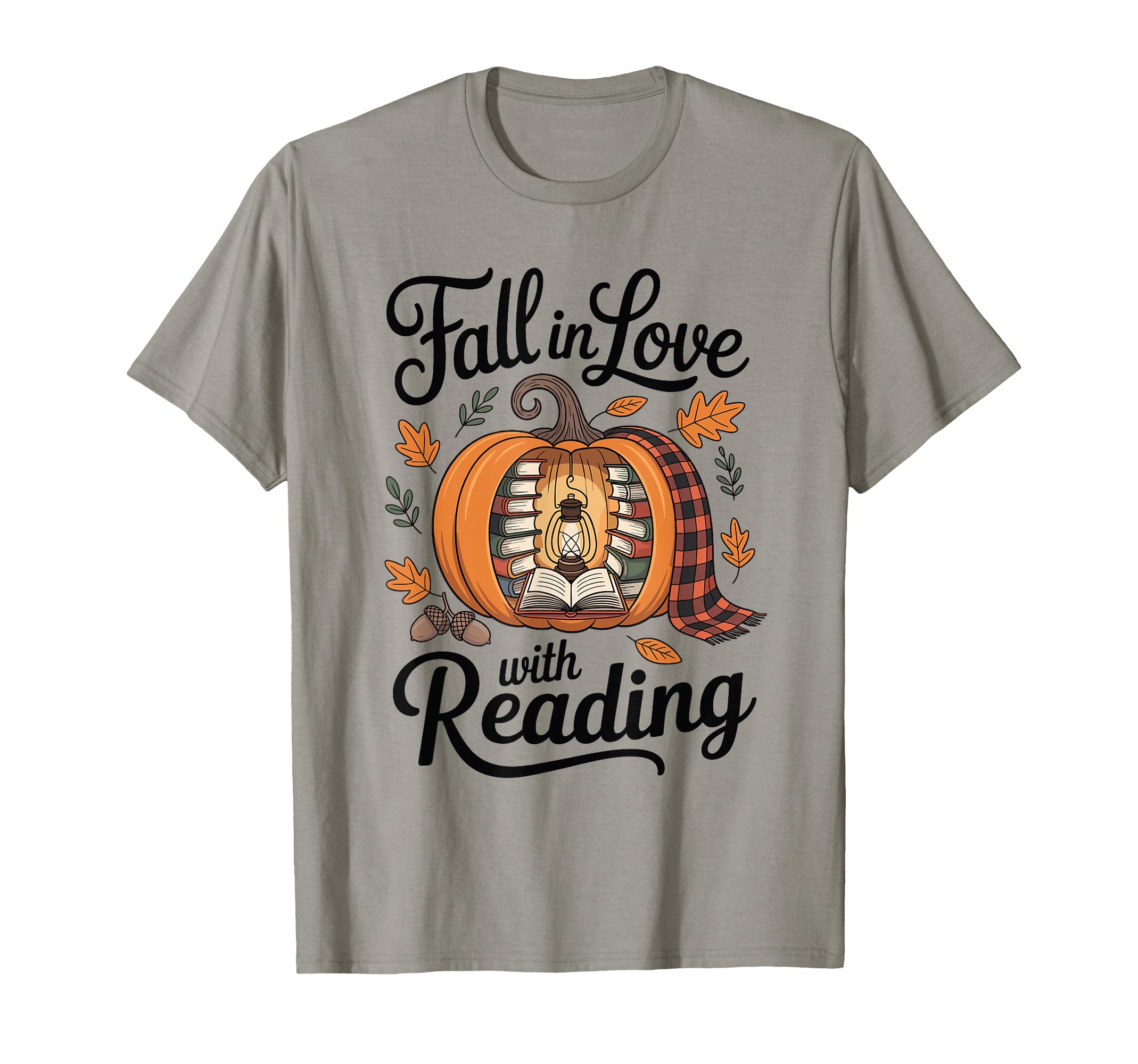 Fall Love Reading Introvert Book T-Shirt - Casual Everyday Wear Men Women - T-Shirt, Sweatshirt, Hoodie
