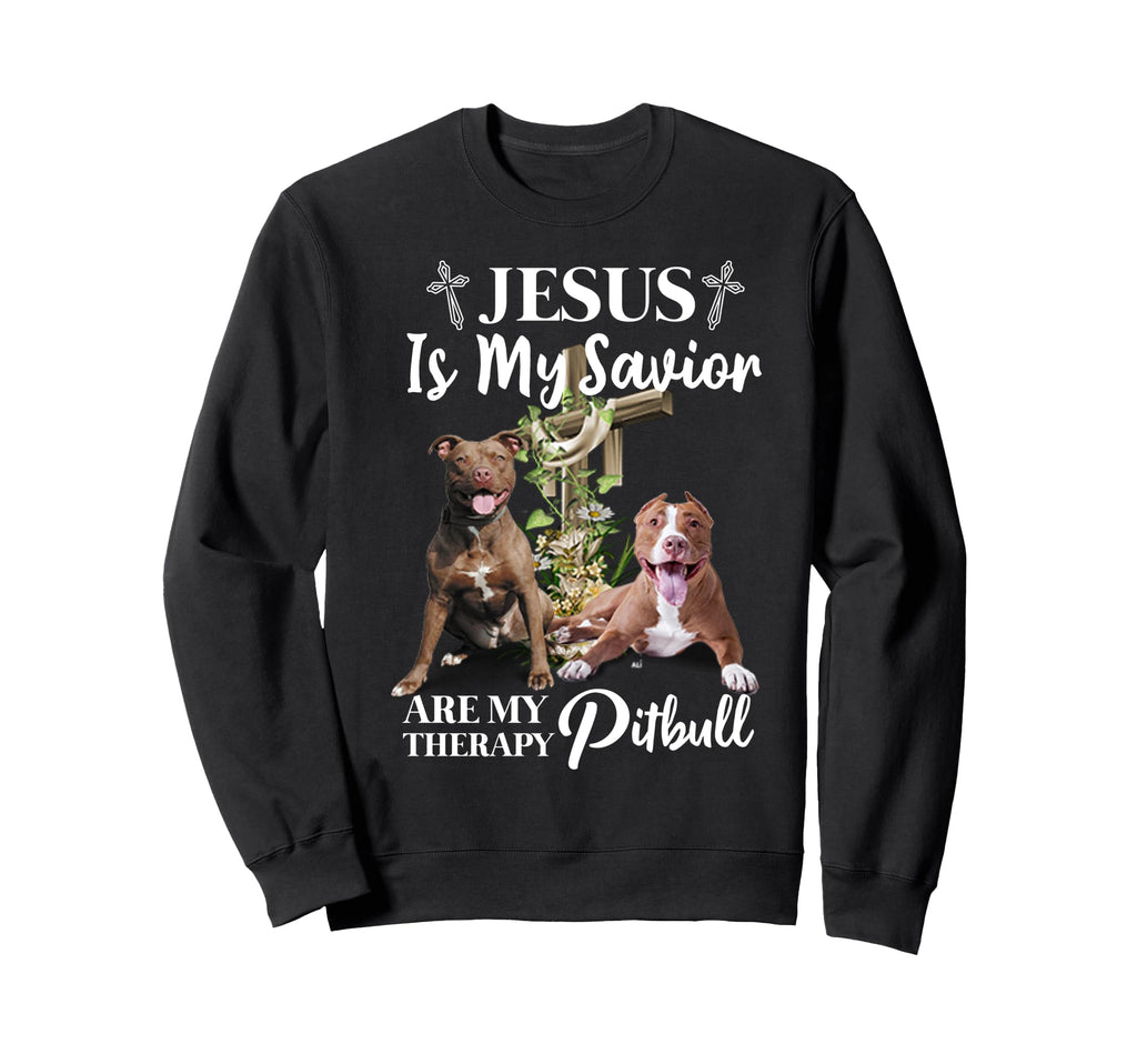 Jesus Is My Savior Are My Therapy Sweatshirt - Minimalist Print for Adults - T-Shirt, Sweatshirt, Hoodie