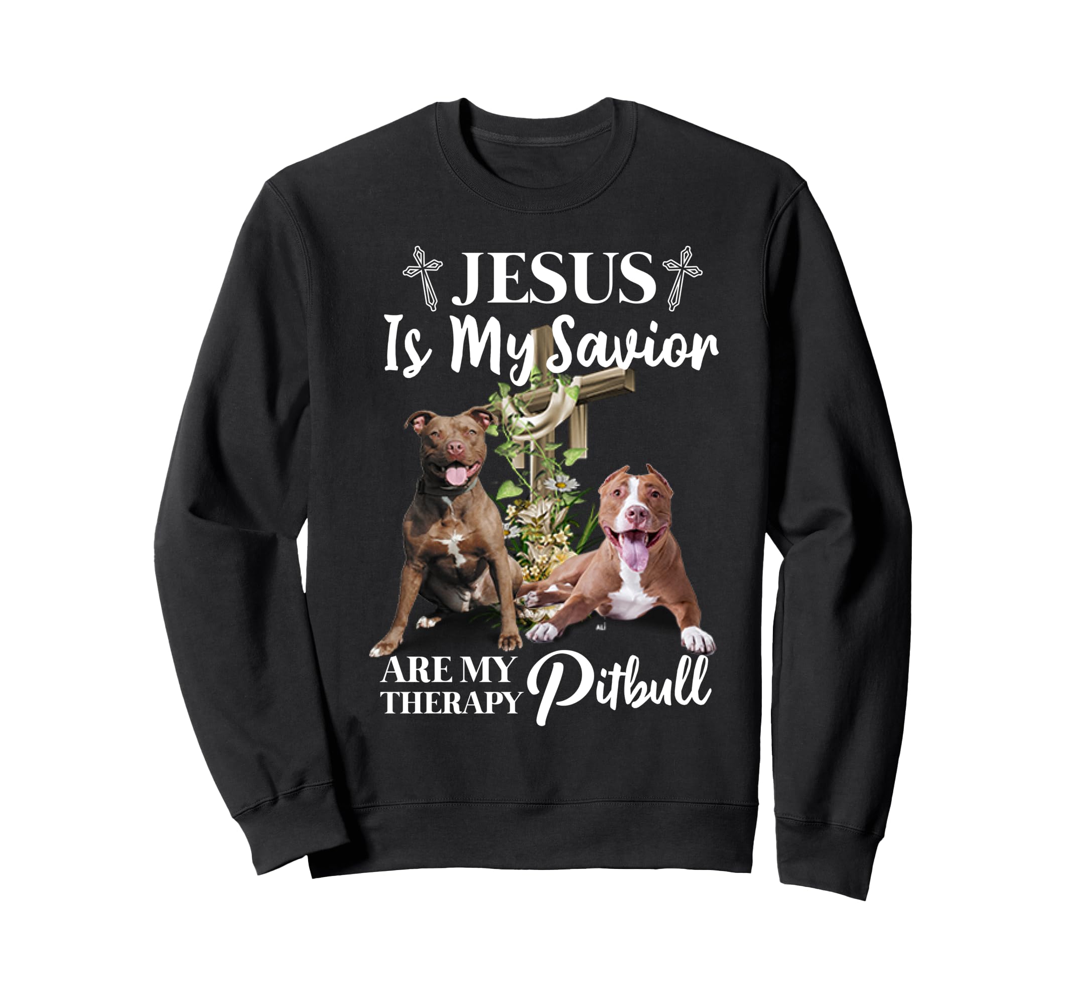 Jesus Is My Savior Are My Therapy Sweatshirt - Minimalist Print for Adults - T-Shirt, Sweatshirt, Hoodie