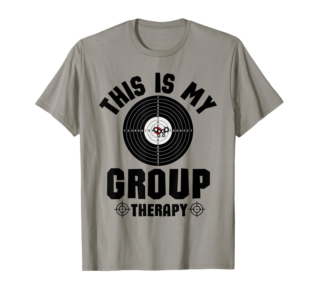 This Is My Group Therapy Pro Gun T-Shirt - Fun Novelty Design for Adults - T-Shirt, Sweatshirt, Hoodie