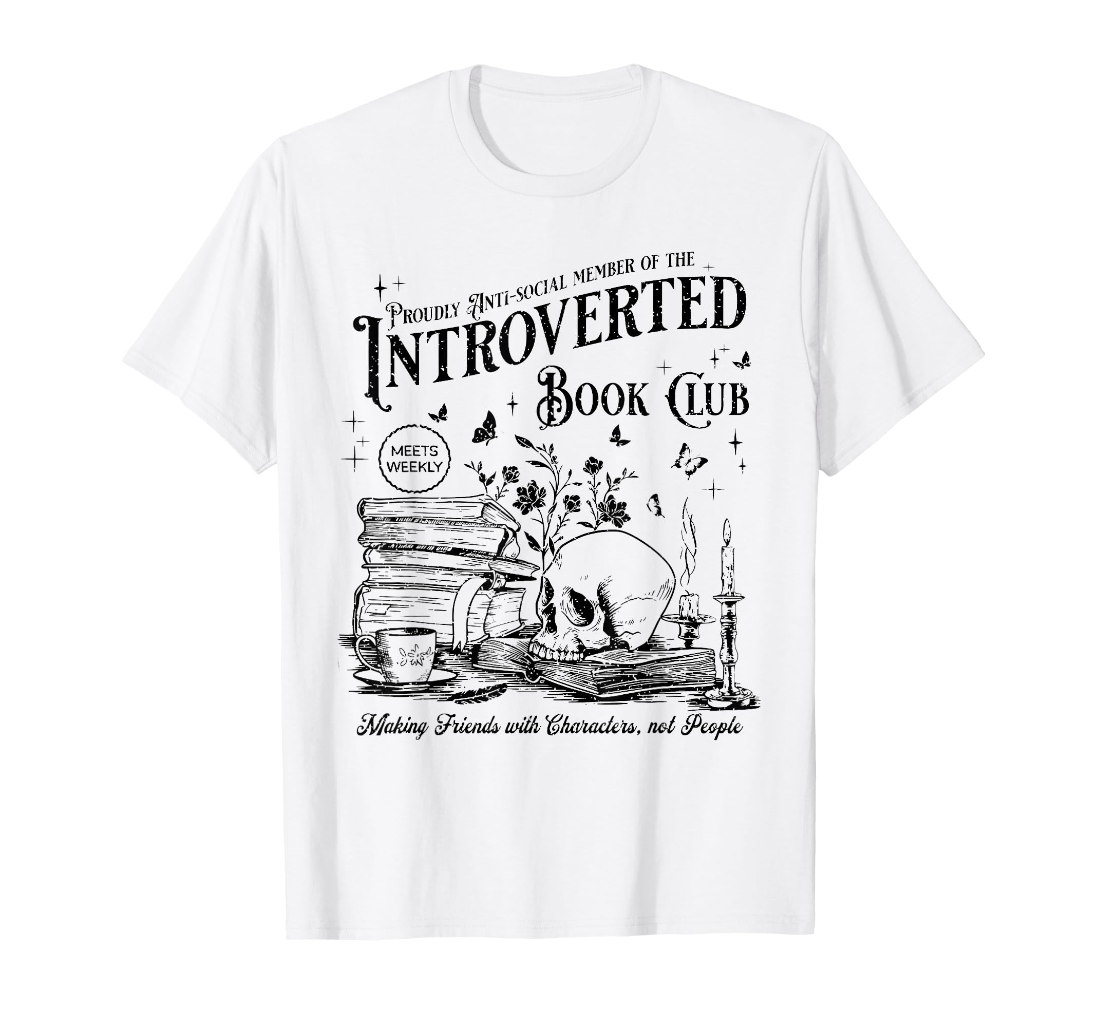 Proud Anti Social Member Introverted T-Shirt - Minimalist Print for Adults - T-Shirt, Sweatshirt, Hoodie