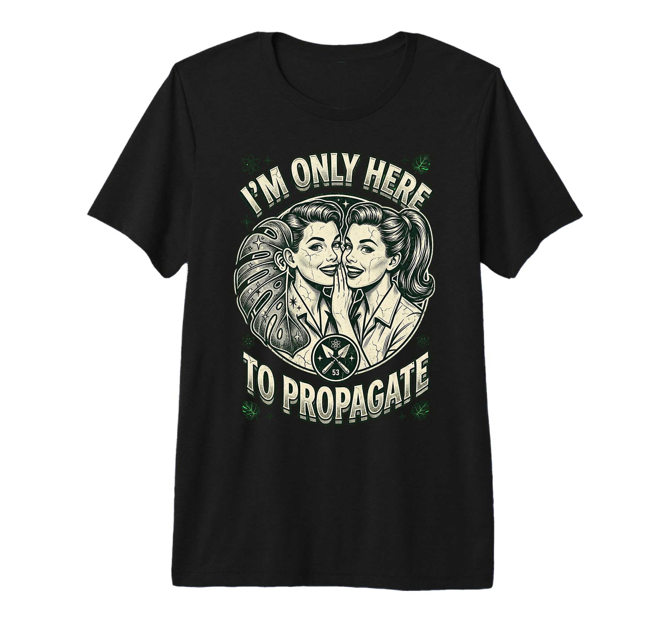 Introvert Gardening Plants S 50S T-Shirt - Custom Art Print for Adults - T-Shirt, Sweatshirt, Hoodie