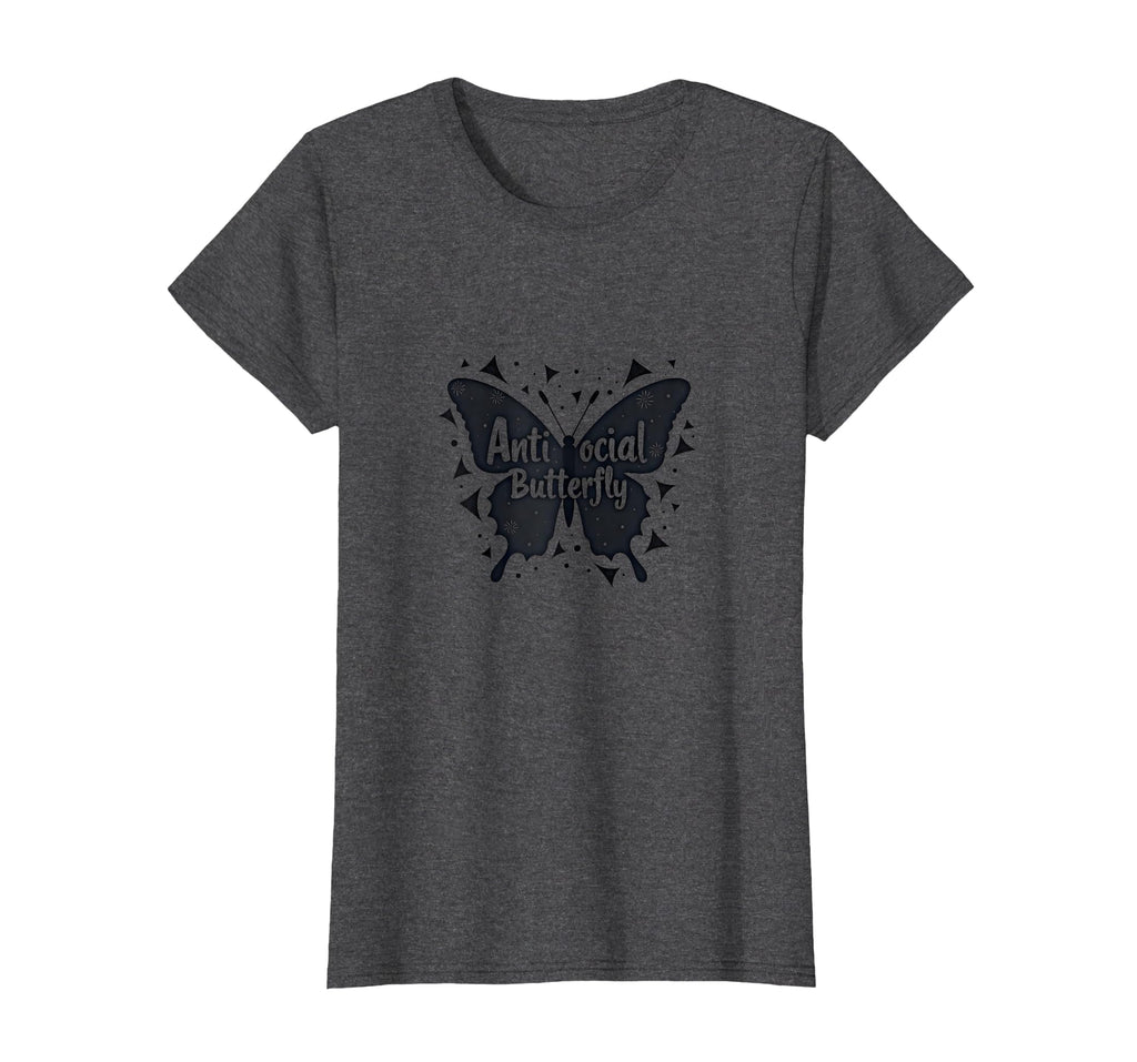 Antisocial Butterfly Ew People T-Shirt - Minimalist Print for Adults - T-Shirt, Sweatshirt, Hoodie